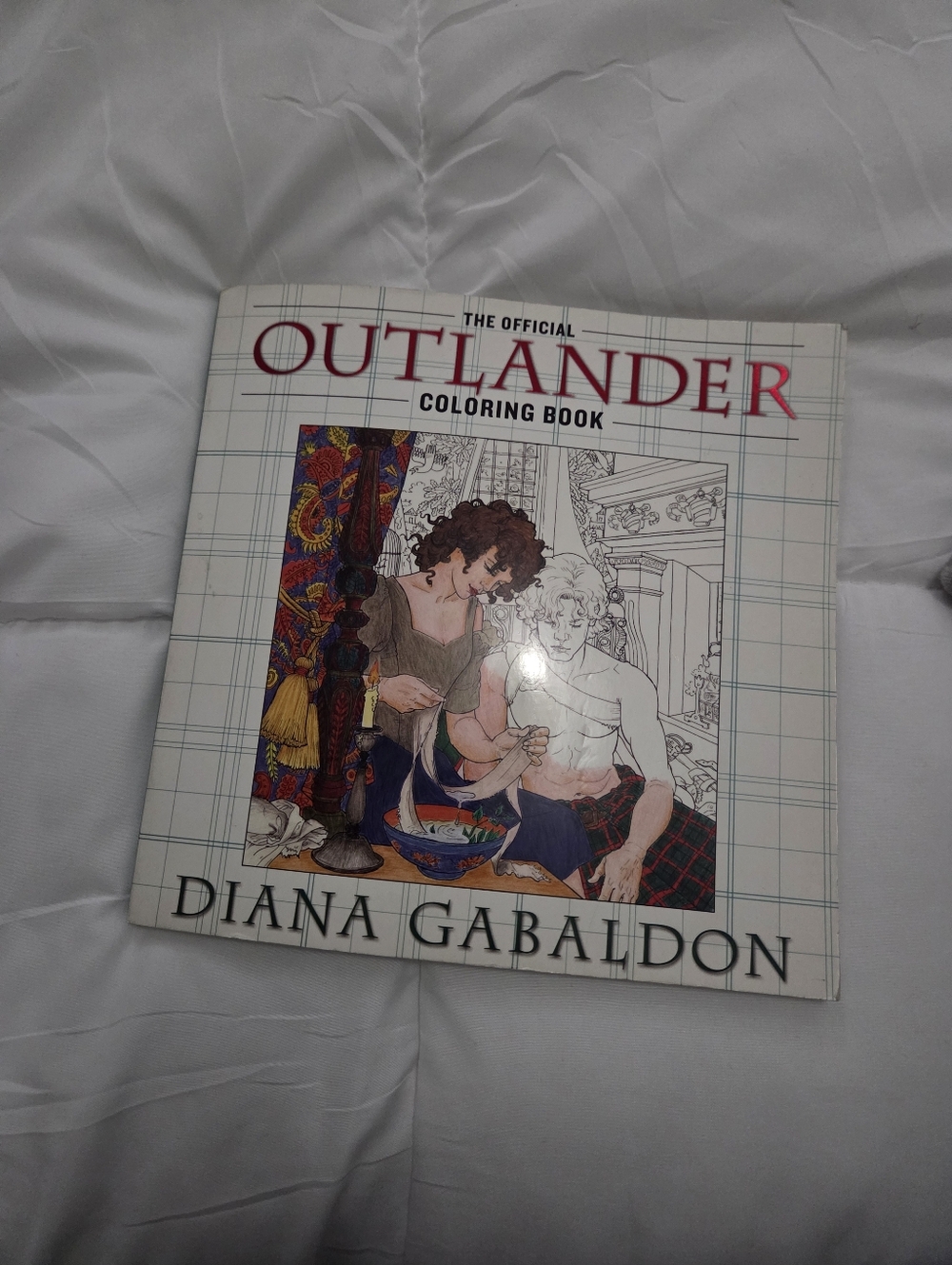 The Official Outlander Coloring Book - White Cover, Brand New